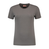 L&S T-shirt iTee SS for her pearl grey XXL