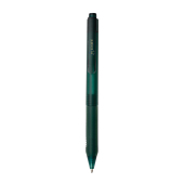 X9 frosted pen met siliconen grip, groen