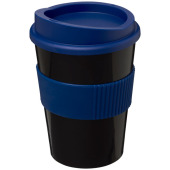 Americano® Medio 300 ml beker met grip - Blauw/Zwart