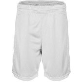 Kids' basketball shorts White 4/6 years