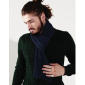 Metro Knitted Scarf - Black - One Size