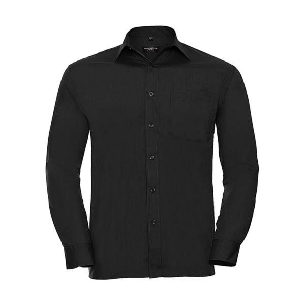 Poplin Shirt LS - Black
