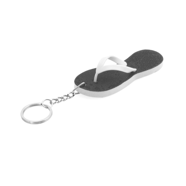 Sleutelhanger slipper met opdruk