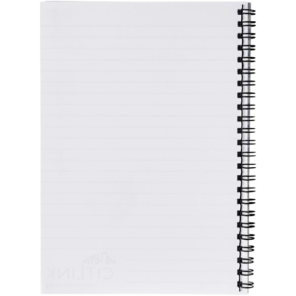 Desk-Mate® spiral A4 notebook - White/Solid black - 50 pages