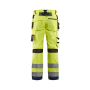 High Vis Werkbroek met ventilatie en gereedschapszakken