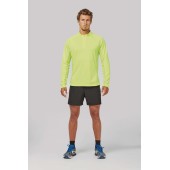 Sportshirt met lange mouwen ¼ rits voor heren Sporty Royal Blue 3XL