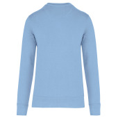 Ecologische sweater met ronde hals Sky Blue L