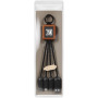 SCX.design C19 wooden easy to use cable - Wood/Solid black
