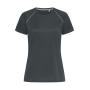 Active 140 Team Raglan Women - Granite Grey - S