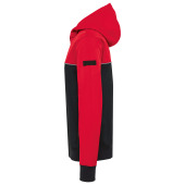 3-laags unisex softshelljas Black / Red M