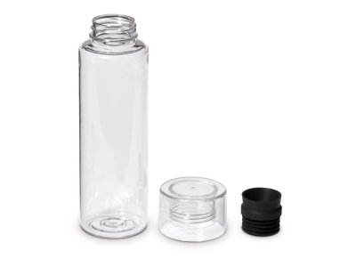 Drinkfles kunststof met siliconen mondstuk 580ml Drinkfles kunststof met siliconen mondstuk 580ml
