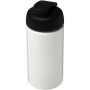 H2O Active® Bop 500 ml sportfles met flipcapdeksel - Wit/Zwart