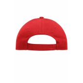 MB092 5 Panel Cap Heavy Cotton - red - one size