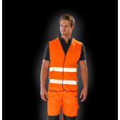 Hi-viz Motorist Safety Vest Fluorescent Orange L/XL