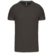 T-shirt V-hals korte mouwen Dark Grey XL