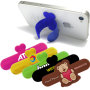 Microfiber Mobile Stand with 3M Sticker- Full Color Logo and Customized Shape