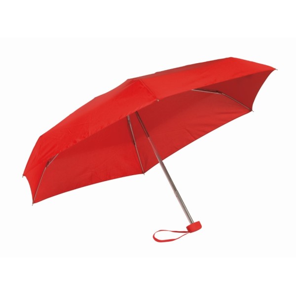 Aluminium mini pocket umbrella POCKET red