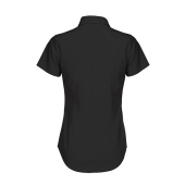 Black Tie SSL/women Poplin Shirt - Black