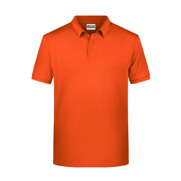 Men's Basic Polo - dark-orange - S