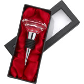 Flaschenverschluss 'Crystal' aus Metall/Acryl Flaschenverschluss 'Crystal' aus Metall/Acryl