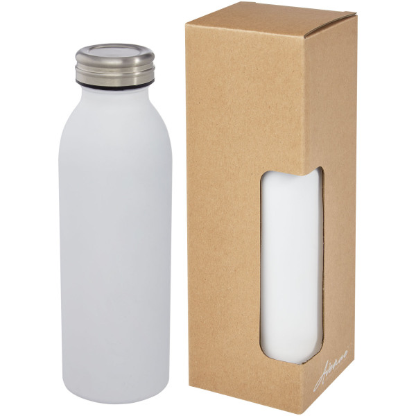 Riti 500 ml copper vacuum insulated bottle - White