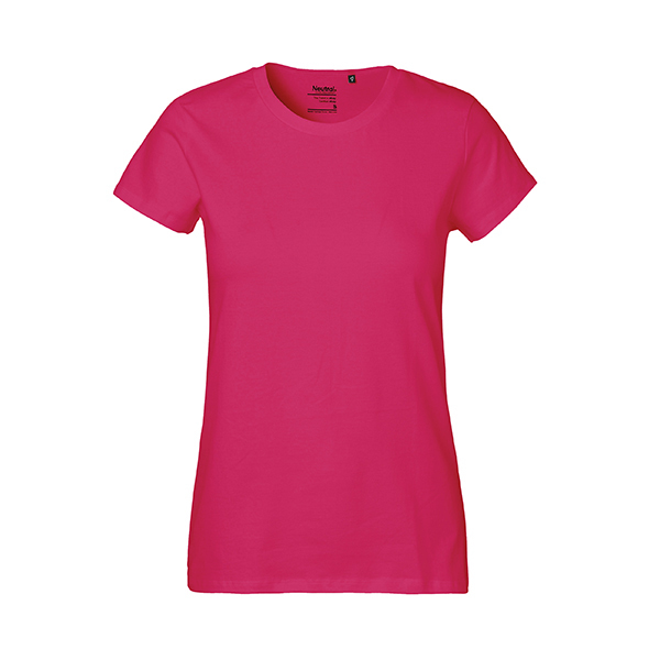 Neutral ladies classic t-shirt-Pink-XS