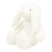 Knuffel print me White Bunny One Size