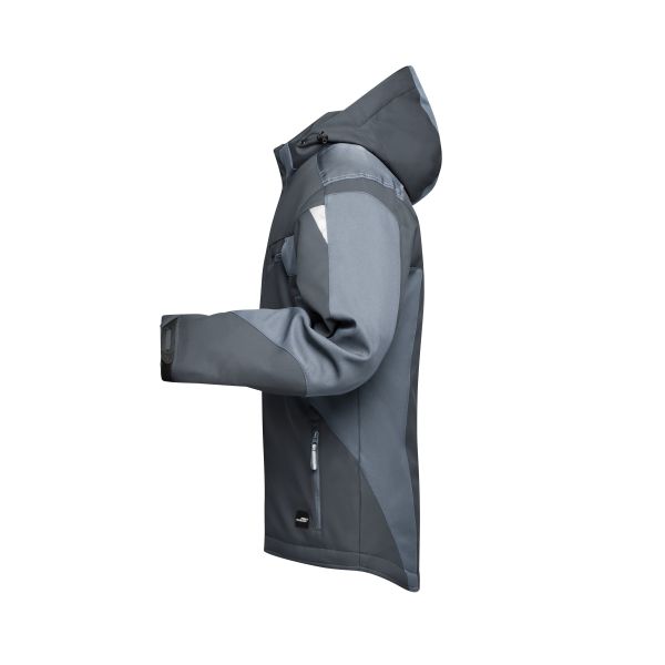 Craftsmen Softshell Jacket - STRONG - - black/carbon - 4XL