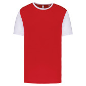 Tweekleurige jersey met korte mouwen voor kinderen Sporty Red / White 4/6 jaar