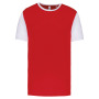 Tweekleurige jersey met korte mouwen voor kinderen Sporty Red / White 4/6 jaar