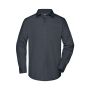 Men's Business Shirt Long-Sleeved - carbon - 6XL