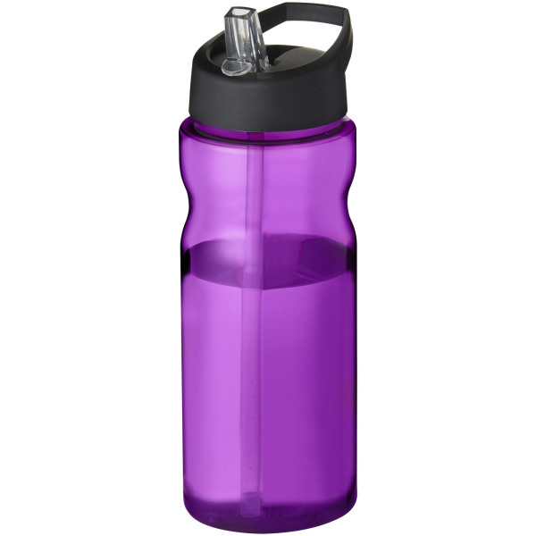 H2O Active® Base 650 ml spout lid sport bottle - Purple/Solid black