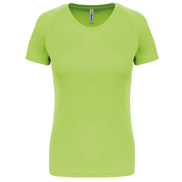 Functioneel damessportshirt Lime XS