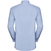 Afgewassen Oxford overhemd met lange mouwen Oxford Blue / Oxford Navy S