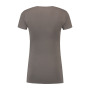 L&S T-shirt Crewneck cot/elast SS for her pearl grey L