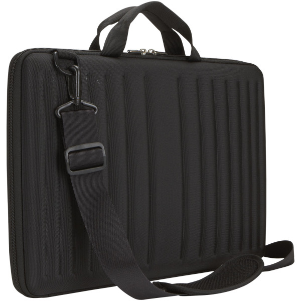Case Logic 16" laptop sleeve with handles and strap - Solid black