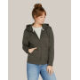 Signature Tagless Hooded Full Zip Unisex - Dark Black - 2XS