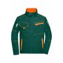 Workwear Jacket - COLOR - - dark-green/orange - XS