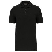 Contrasterende polo Day To Day korte mouwen Black / Silver 5XL