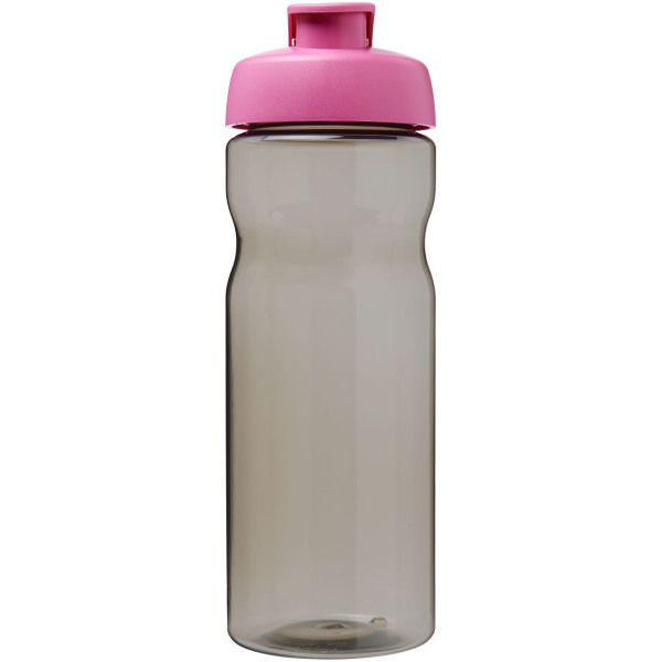 H2O Active® Eco Base 650 ml flip lid sport bottle - Charcoal/Magenta