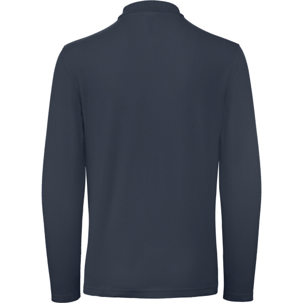 ID.001 Men's long-sleeve polo shirt Navy XXL