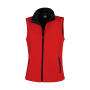 Women's Printable Softshell Bodywarmer - Red/Black - 2XL (18)