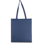 Shopper bag long handles Iris Blue One Size