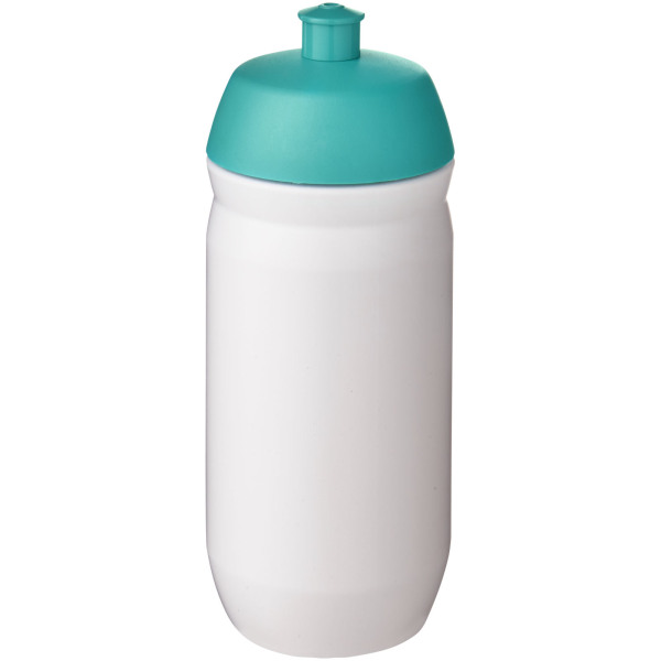 HydroFlex™ 500 ml squeezy sport bottle - Aqua blue/White