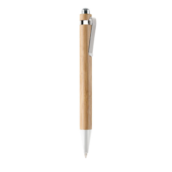 Pen van bamboe met opdruk