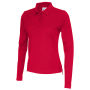 Cottover Gots Pique Long Sleeve Lady red XS