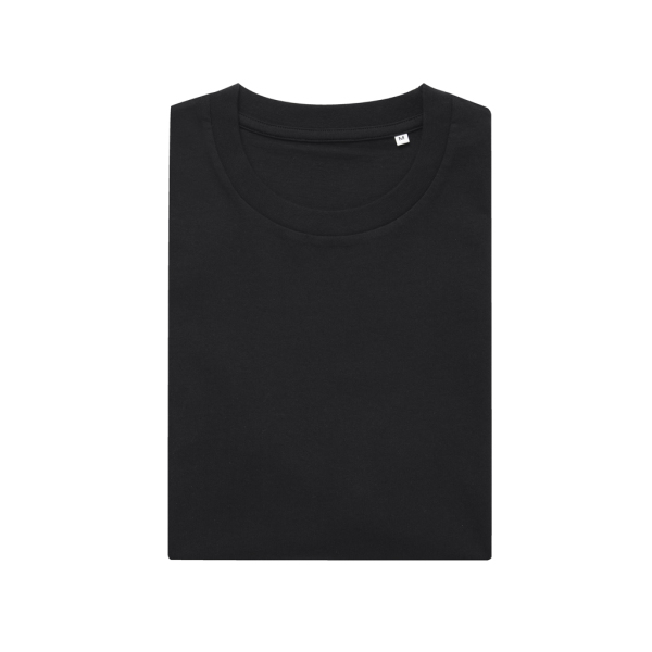 Iqoniq Bryce gerecycled katoen t-shirt, zwart