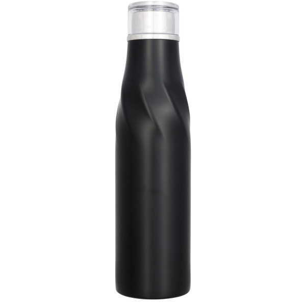 Hugo 650 ml seal-lid copper vacuum insulated bottle - Solid black
