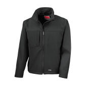 Men's Classic Softshell Jacket - Black - 4XL