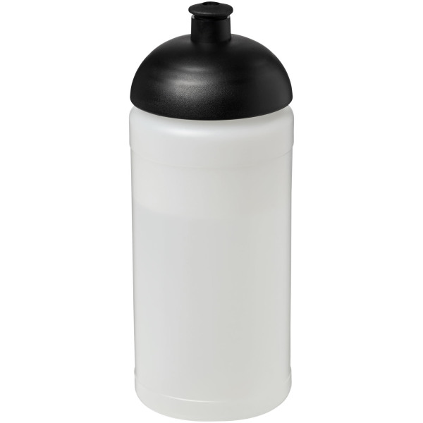 Baseline® Plus 500 ml dome lid sport bottle - Transparent/Solid black